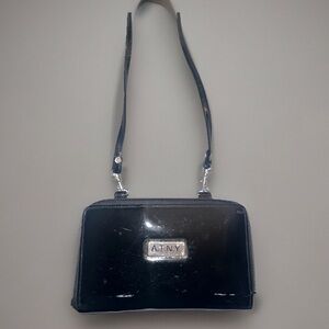 Vintage Y2K A.T.N.Y. Patent leather Black Crossbody Purse